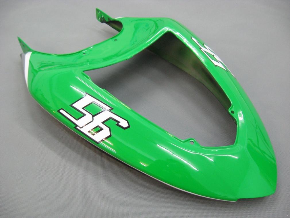 2005-2006 Kawasaki ZX6R 636 Amotopart Fairings Green Black No.56 Nakano Racing Customs Fairing