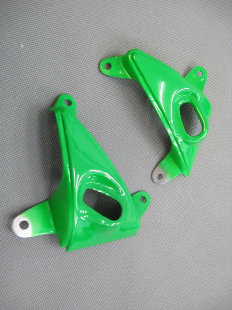 2005-2006 Kawasaki ZX6R 636 Amotopart Fairings Green Black No.56 Nakano Racing Customs Fairing