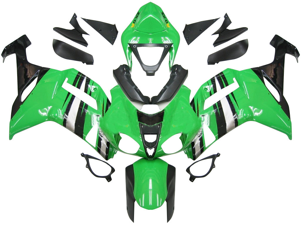 Generic Fit For Kawasaki ZX6R 636 (2007-2008) Bodywork Fairing ABS Injection Molded Plastics Set 13 Style