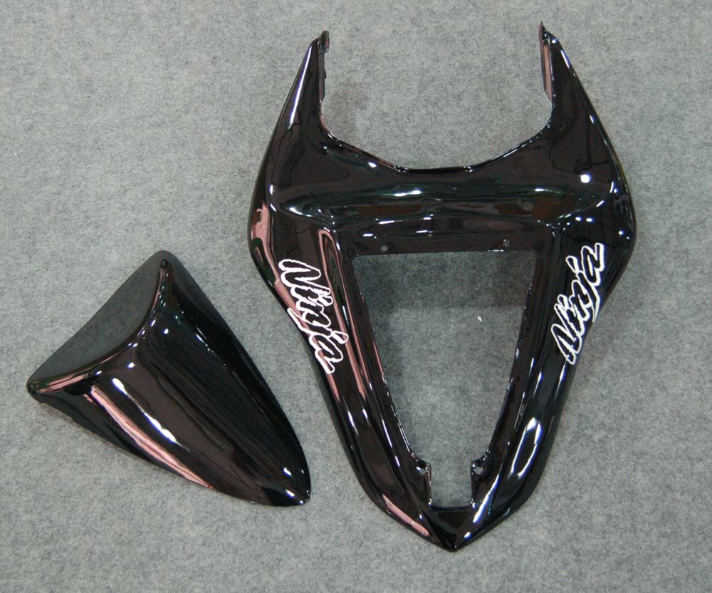 2007-2008 Kawasaki ZX6R Amotopart Fairing Black Kit