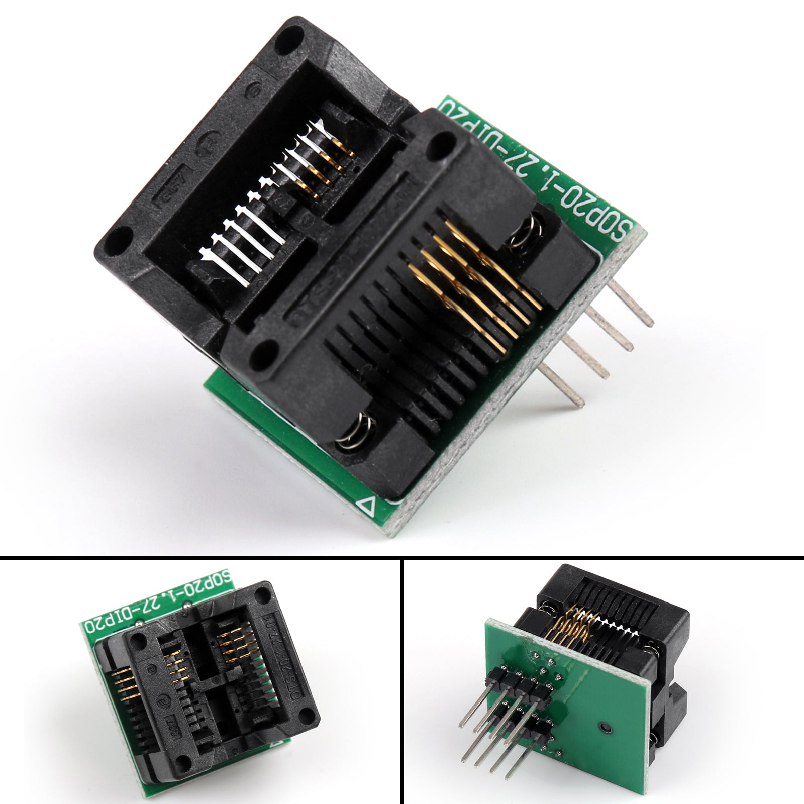 SOIC SOP8 to DIP8 Programmer Adapter Socket Wide 200mil 208mil Gold-Pl ...