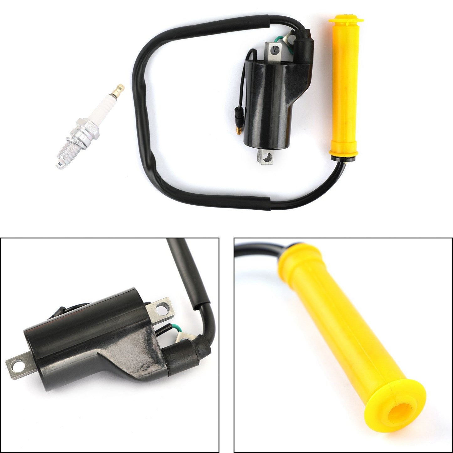 Ignition Coil + Spark Plug Fit For Honda Sportrax 400 TRX400EX 2x4 1999-2006 XR400R 1996-2004