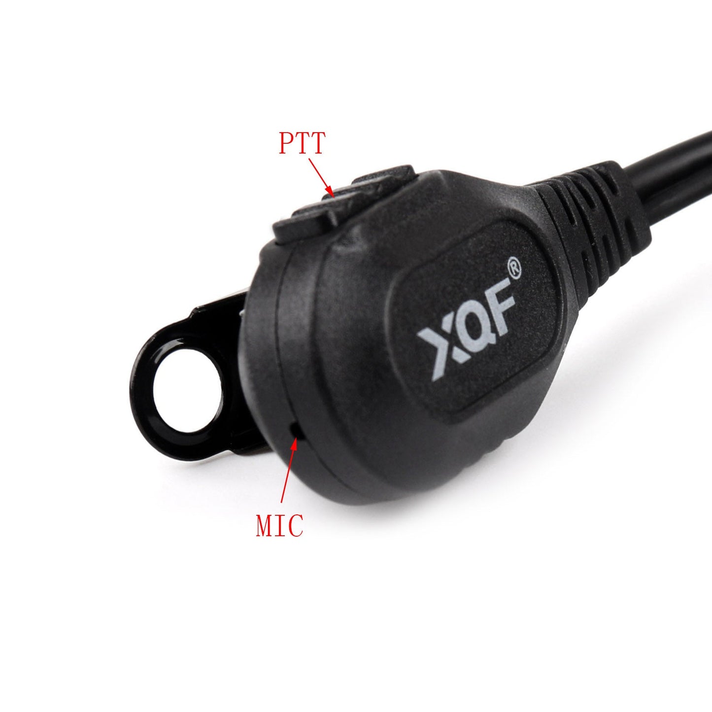 1x G-Shape Earpiece Headset PTT MIC For Kenwood RETEVIS BaoFeng UV5R H777 888s