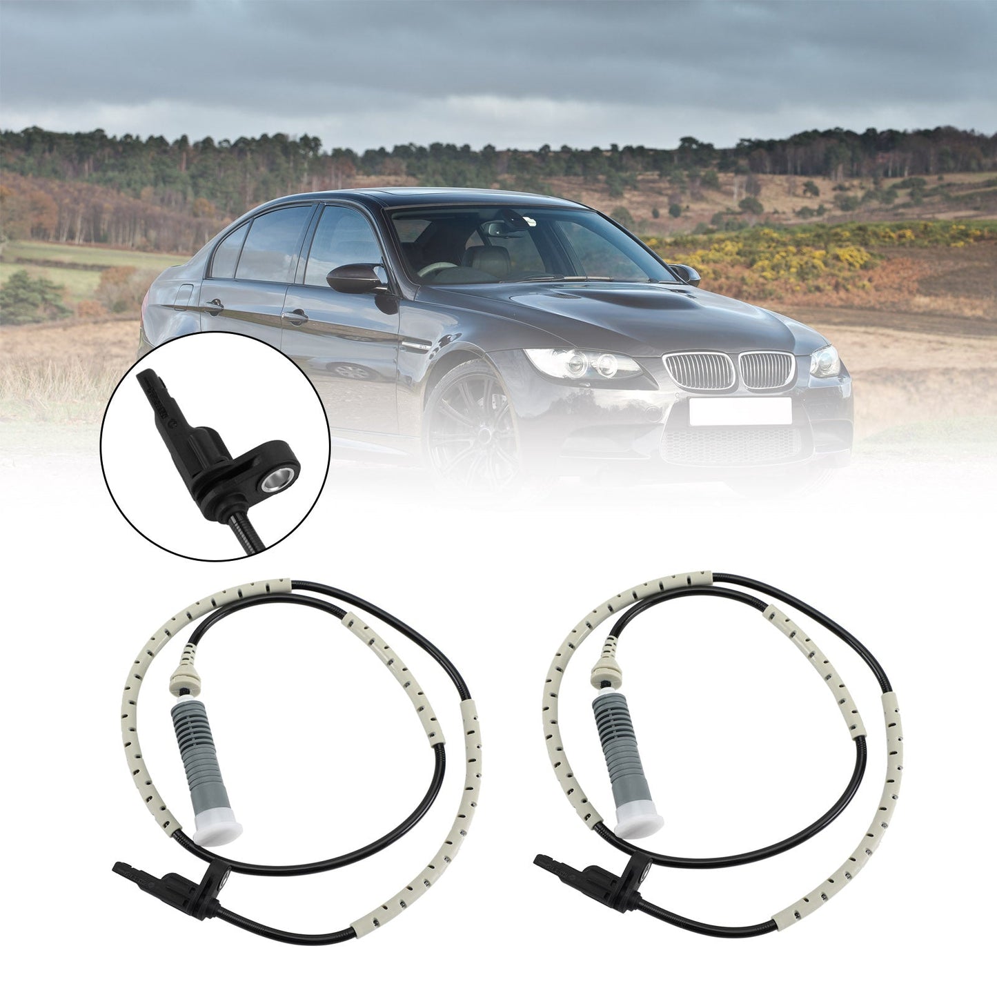 Rear L&R ABS Speed Sensor 34526785022 for BMW 1 3 Series E81 E90 E91 130i 330i