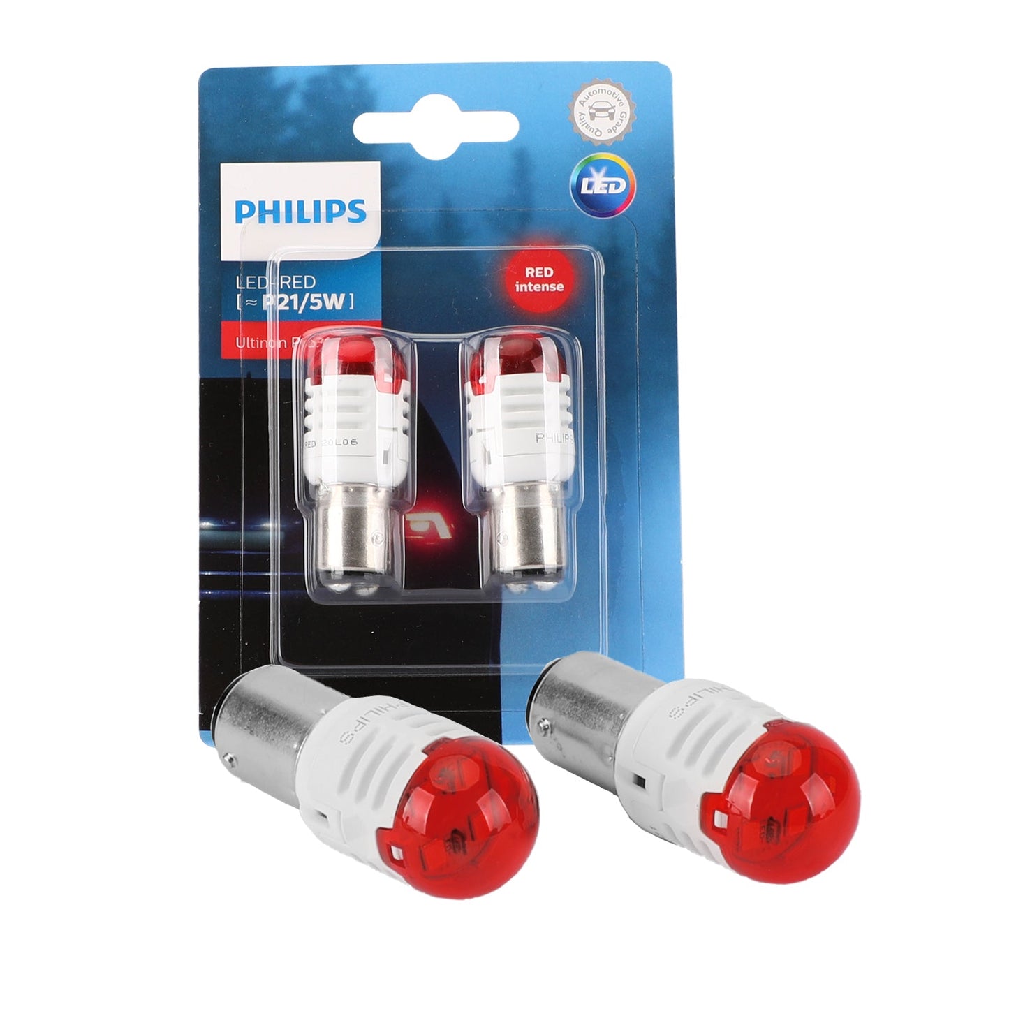 11499U30RB2 For Philips Ultinon Pro3000 LED-RED P21/5W