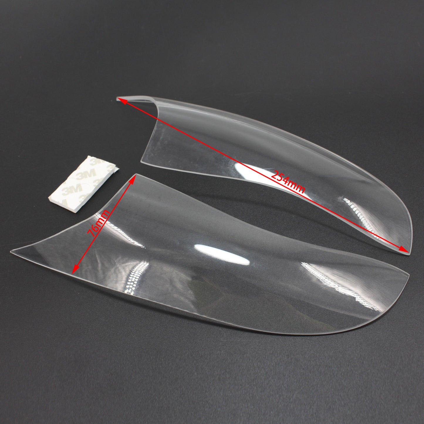 Front Headlight Lens Protection Cover Clear Fit For Kawasaki Zx-10R Zx 10R 16-18