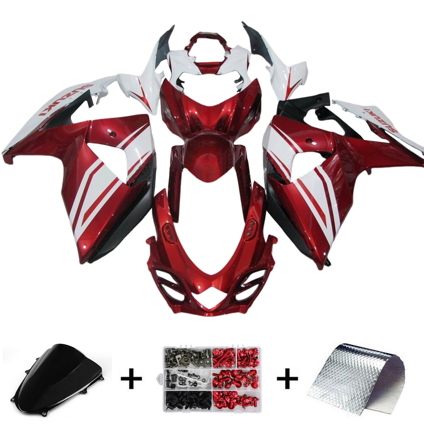 2009-2016 Suzuki GSXR1000 K9 Injection Fairing Kit Bodywork Plastic ABS