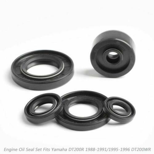 Set / DT200R Dichtringe Yama Motor Wellendichtring 1988-1991/1995-96 Passt