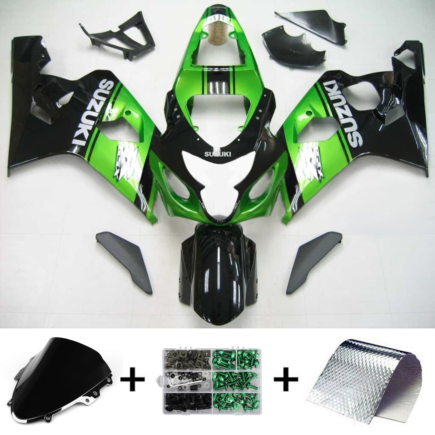 2004-2005 Suzuki GSXR 600/750 K4 Amotopart Injection Fairing Kit Bodywork Plastic ABS #138