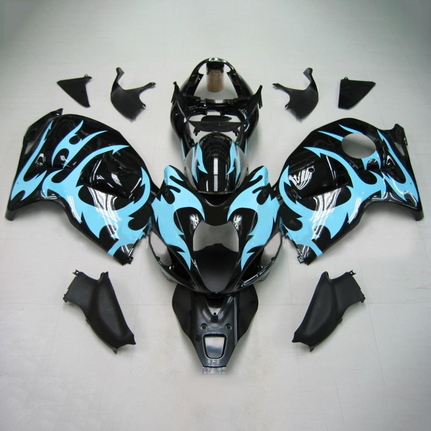 1999-2007 Suzuki Hayabusa GSX1300 Amotopart Injection Fairing Kit Bodywork Plastic ABS #116