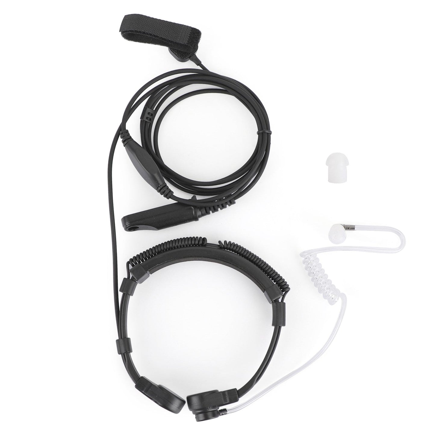 Tactical Throat Mic Headset Fit for Baofeng UV-9R Plus BF-9700 BF-A58 UV-82WP