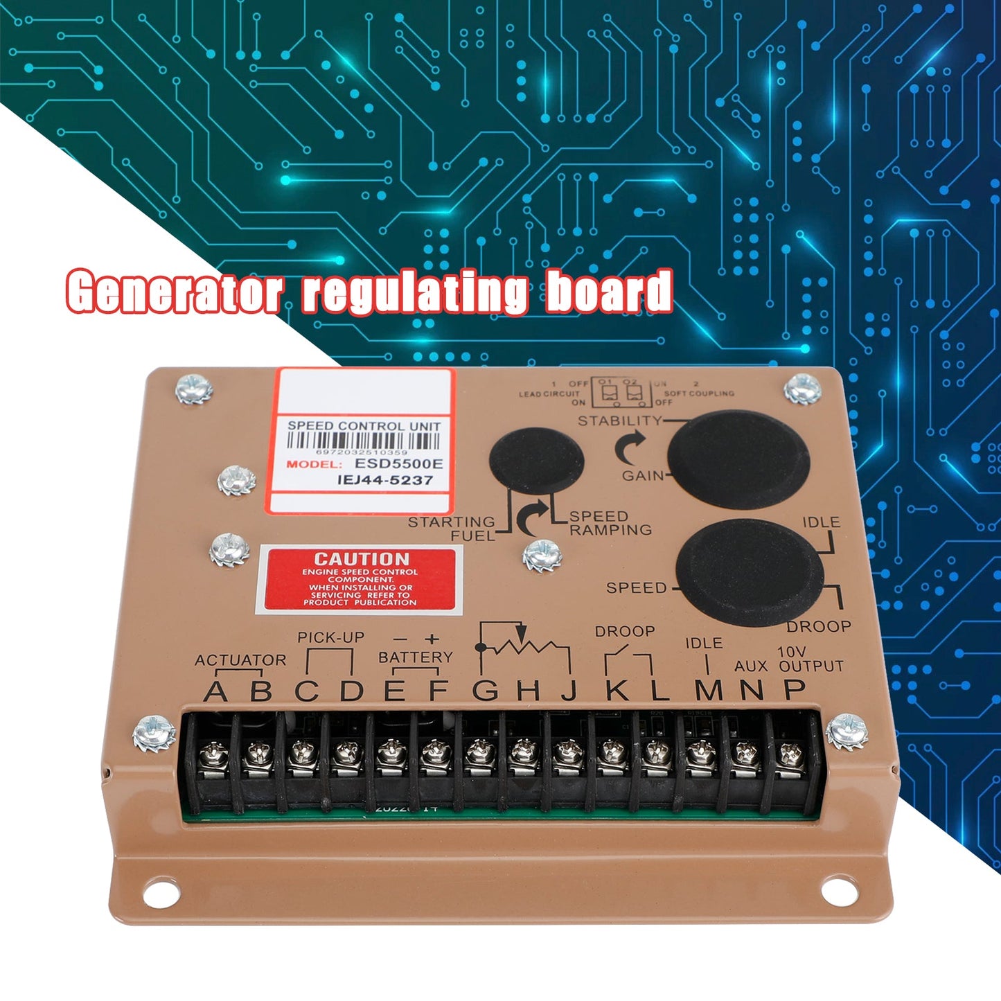 ESD5500E Electronic Engine Speed Controller Governor For Generator Genset Parts