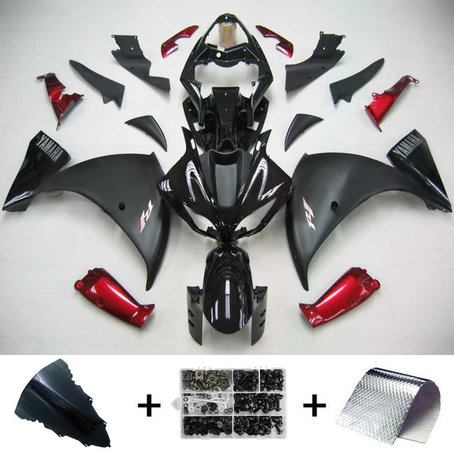 2009-2011 Yamaha YZF 1000 R1 Amotopart Injection Fairing Kit Bodywork Plastic ABS #132