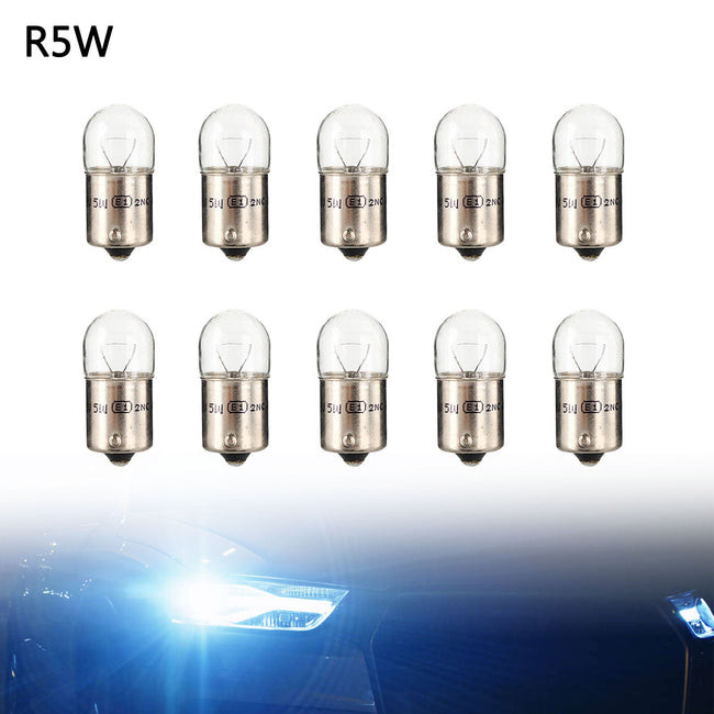 10x For NARVA 11171 Car Auxiliary Bulbs R5W 12V5W BA15s