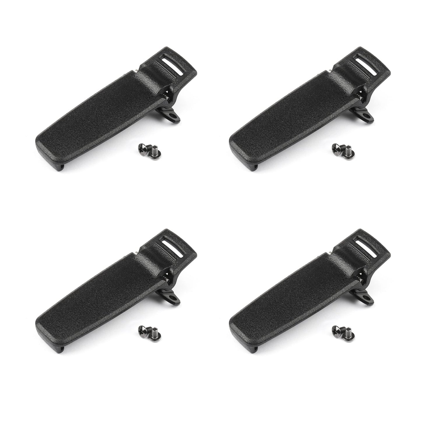 4Pcs Belt Clip For TYT MD-380 Retevis RT3 Two Way Radio Black