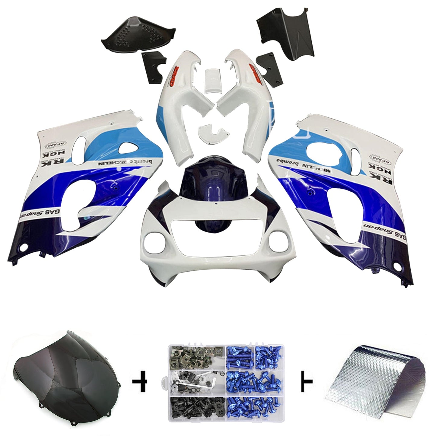 1996-2000 Suzuki GSXR600 1996-1999 GSXR750 Fairing Kit Bodywork