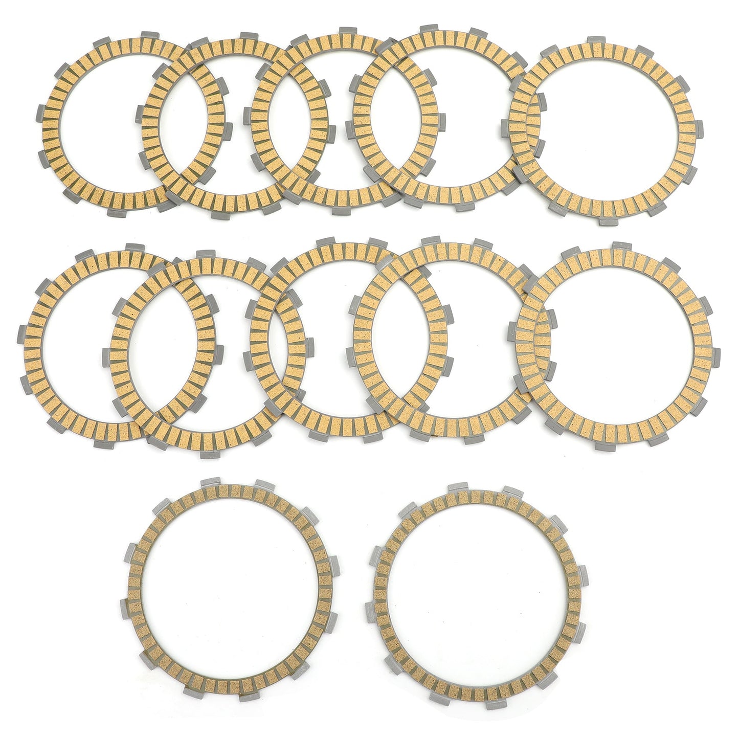 Clutch Plate Kit - Friction Plates For Kawasaki ZX1200 Ninja ZX-12R 2001-2006