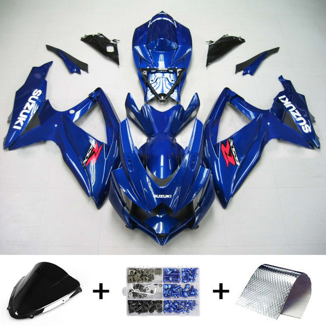 2008-2010 Suzuki GSXR 600/750 K8 Amotopart Injection Fairing Kit Bodywork Plastic ABS #147