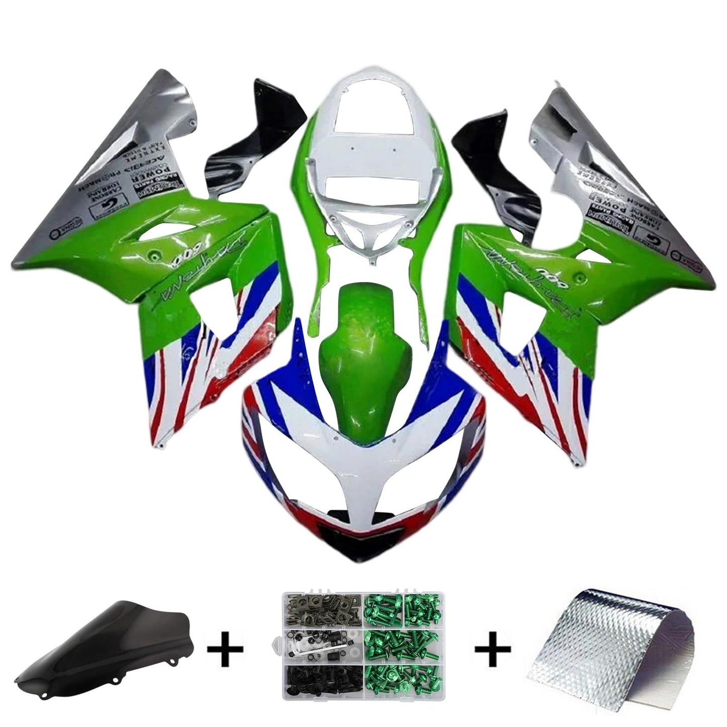 2002-2005 Triumph Daytona 600 650 Fairing Kit Bodywork Plastic ABS