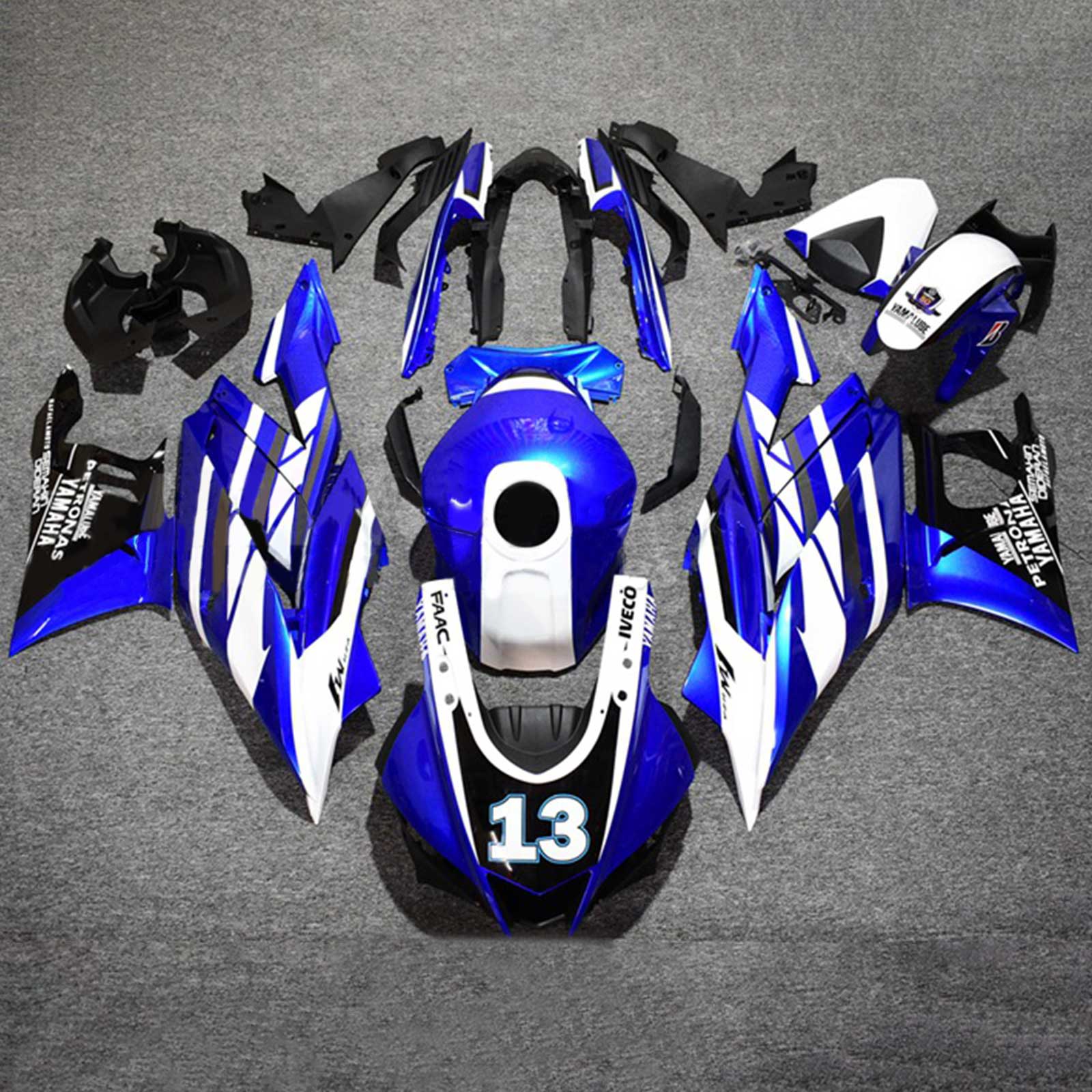2019-2021 Yamaha YZF-R3 R25 Amotopart Injection Fairing Kit Bodywork P ...