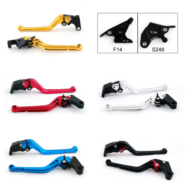 Brake Clutch Levers For Suzuki GSXR600 GSX-R1000 TL1000S GSR 600 SFV 650 Black