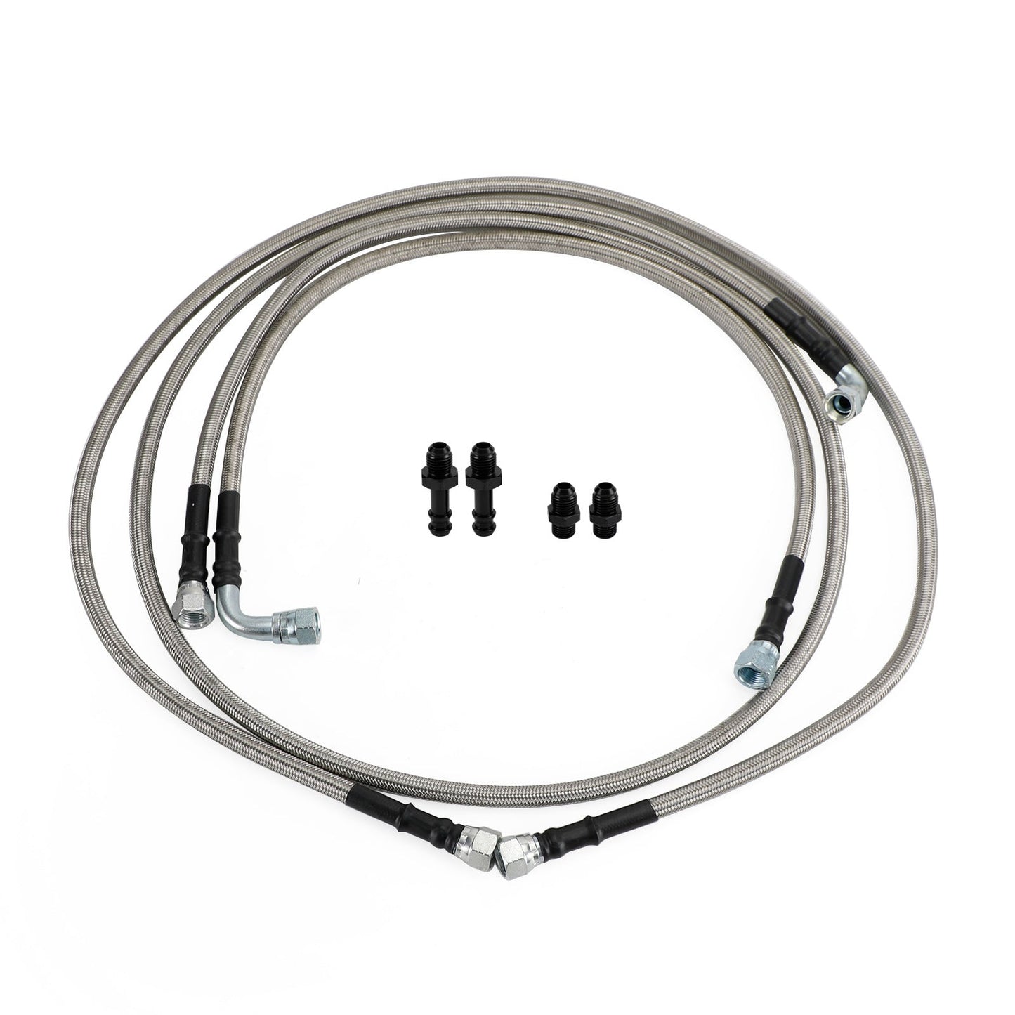 2003-2007 Dodge Ram Cummins 5.9L 48RE Transmission Trans Cooler Hoses Lines Kit 10AN SS