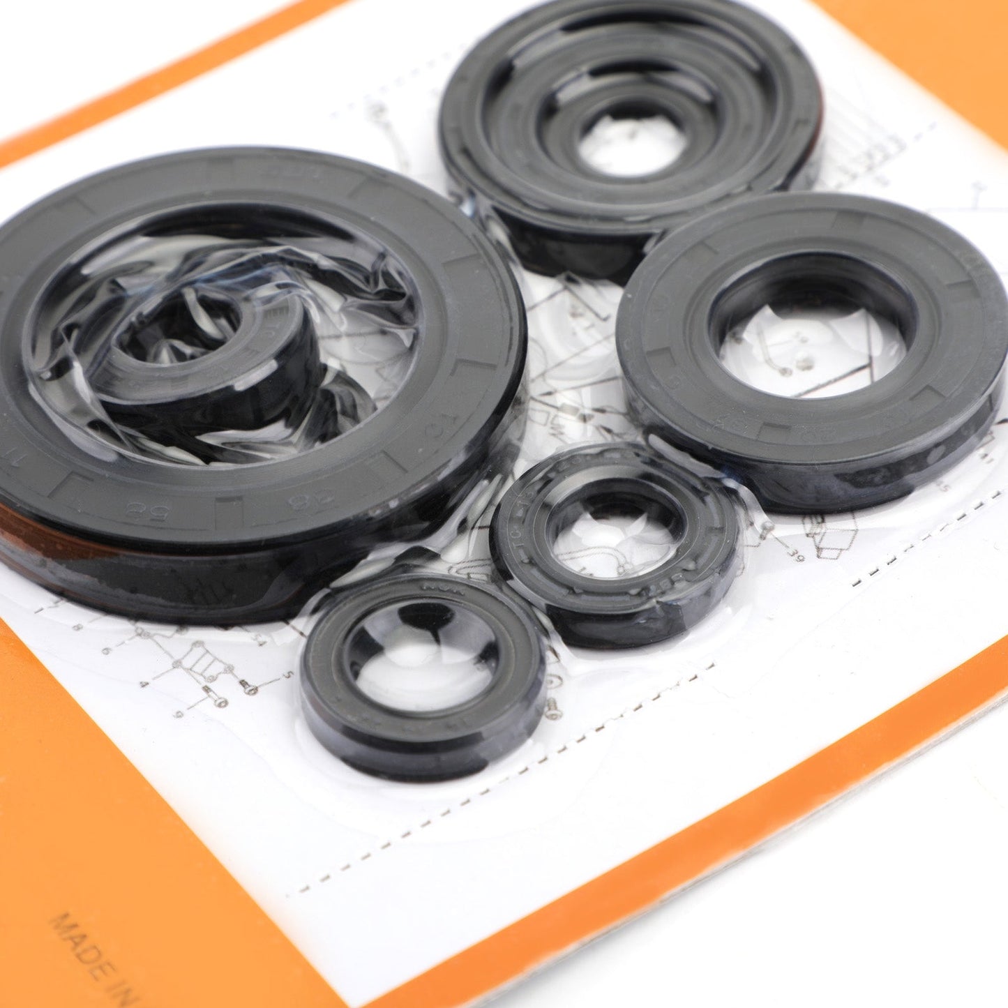 9pcs Engine Oil Seal Kit Set for Honda CR250R 2005-2007 cr250r cr-250r