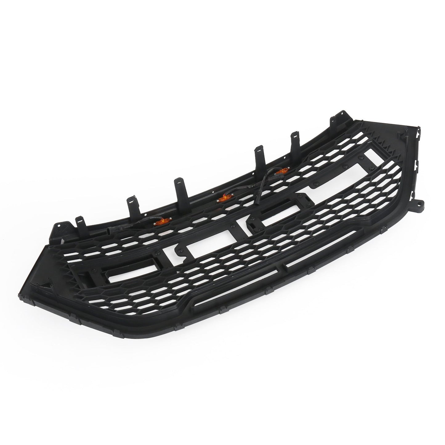 2015-2018 Ford Edge Raptor Style Front Bumper Grill Upper Grille Black