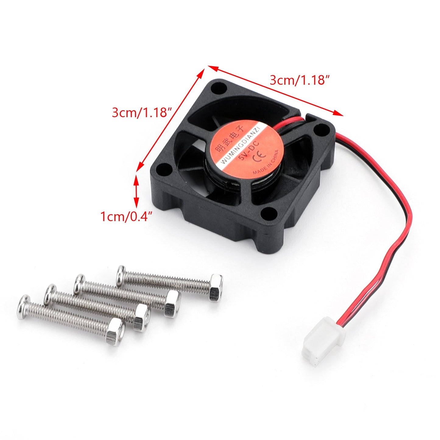 10x DC 5V 0.2A Cooler Cooling Fan for Raspberry Pi Model B+ / Raspberry Pi 2/3