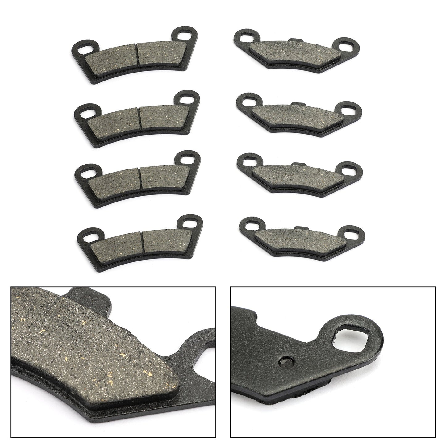 Front & Rear Brake Pads For Polaris Razor RZR 800/RZR 800 S/RZR 800 EPS/RZR 570