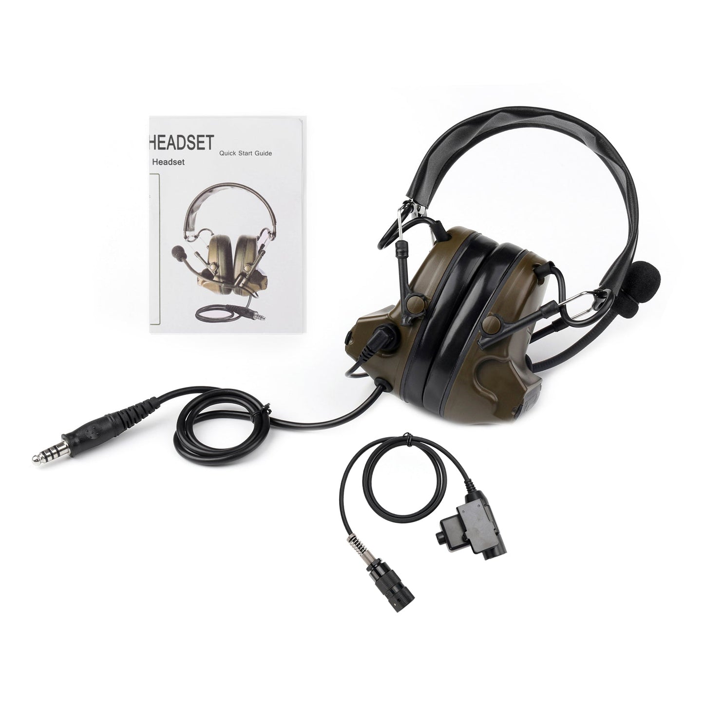 For AN/PRC-152 AN/PRC-148 U329 Radio 6-Pin U94 PTT Z Tactical H50 Headset