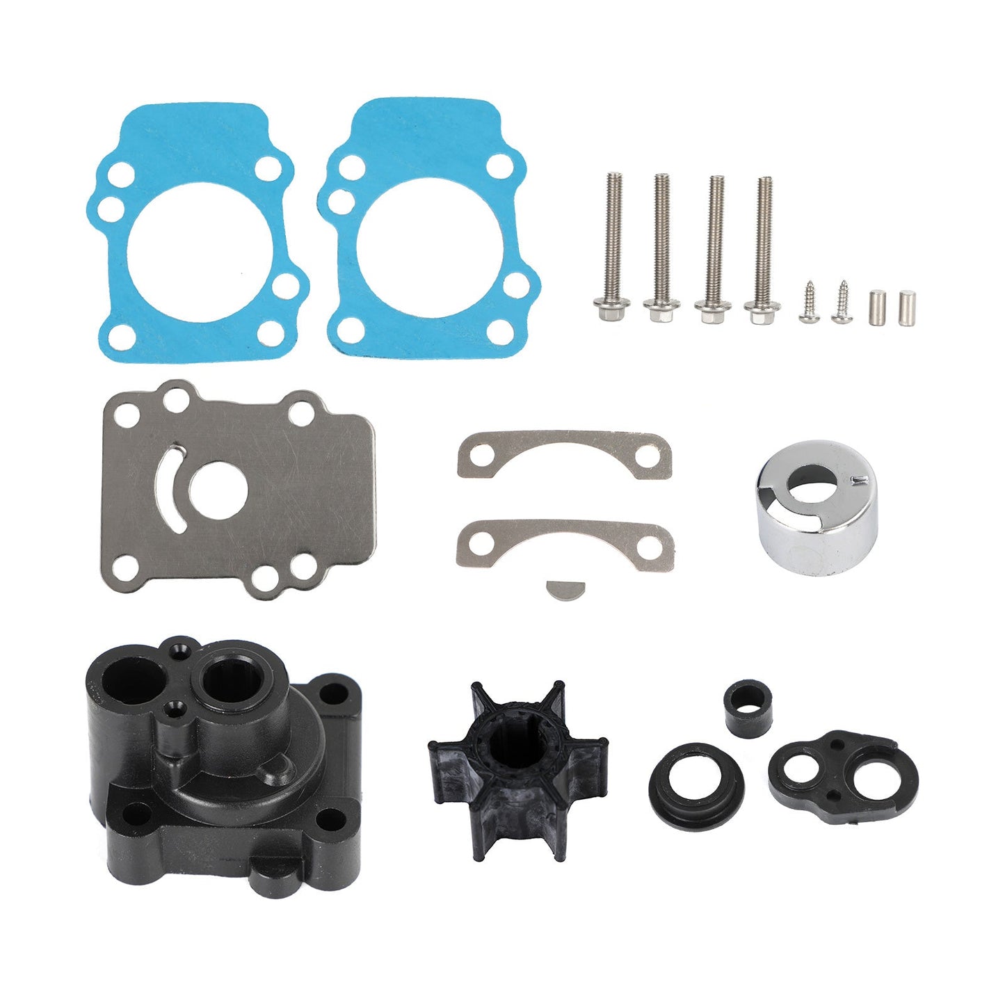 Water Pump Rebuild Kit fit for Yamaha 1996 F9.9 T9.9 Engines 682-W0078-A1-00