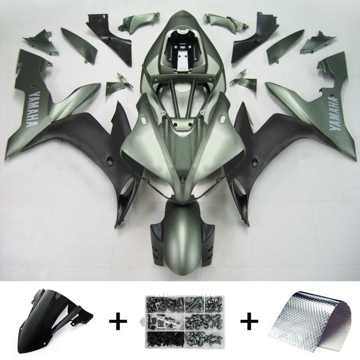 2004-2006 Yamaha YZF 1000 R1 Injection Fairing Kit Bodywork Plastic ABS #135