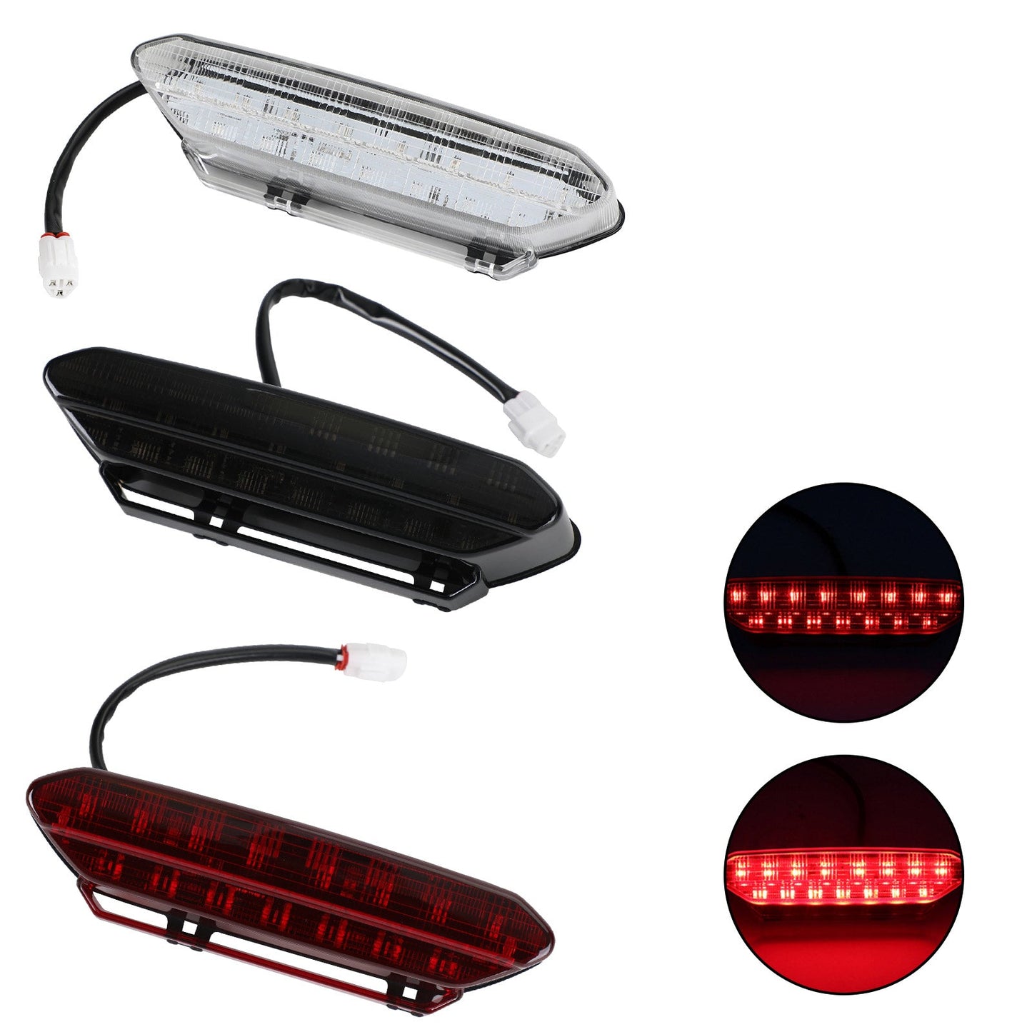 LED Tail Light Taillight for YAMAHA YFZ450 2006-2009 5TG-84710-21-00 Black