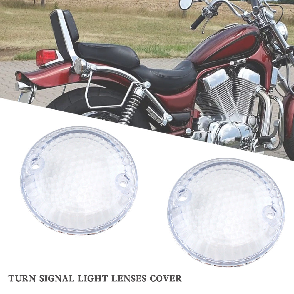 Turn Signal Light Lens Cover For Suzuki Cruisers Intruder 1400 VX800 Amber