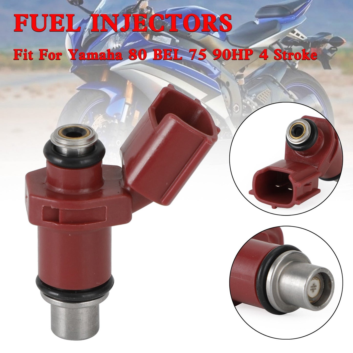 Fuel Injector 160CC 6D8-13761-00-00 For Yamaha Outboard 80BEL 75-90HP 4 Stroke