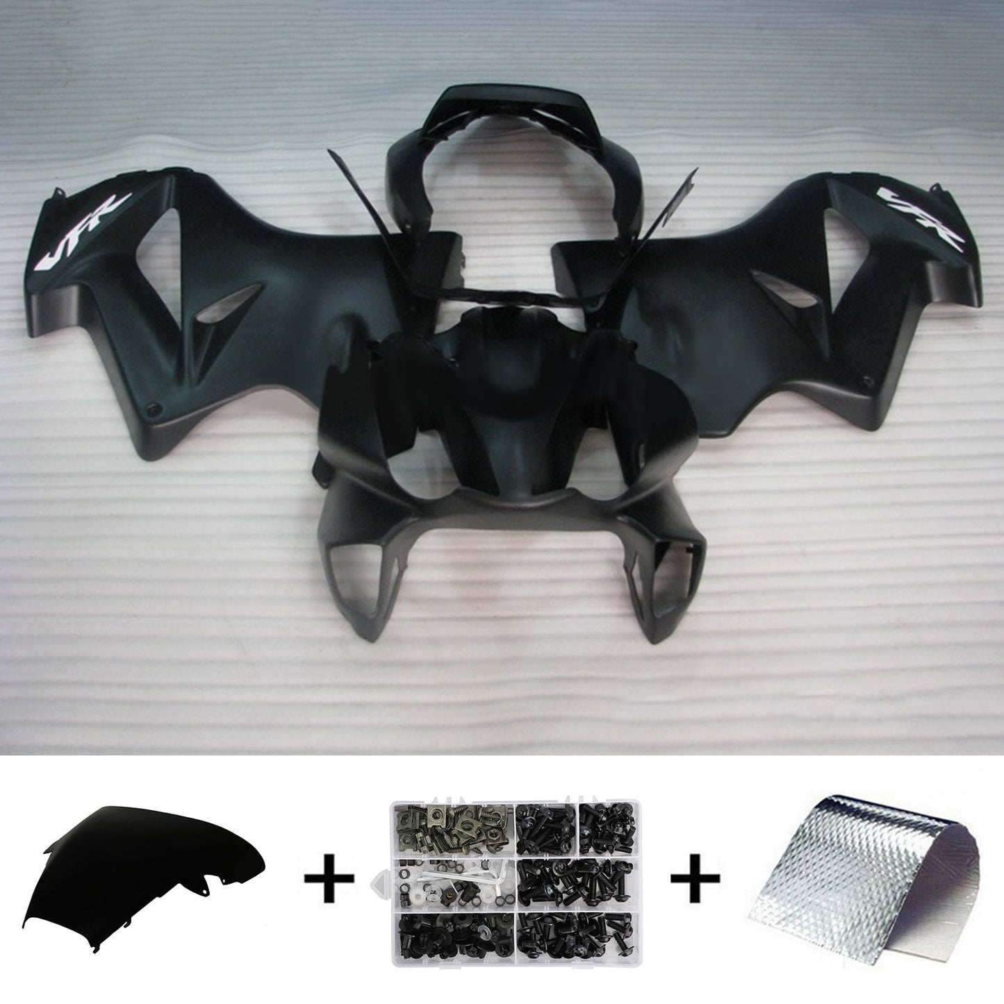 1998-2001 Honda VFR800 Amotopart Injection Fairing Kit Bodywork Plastic ABS #101