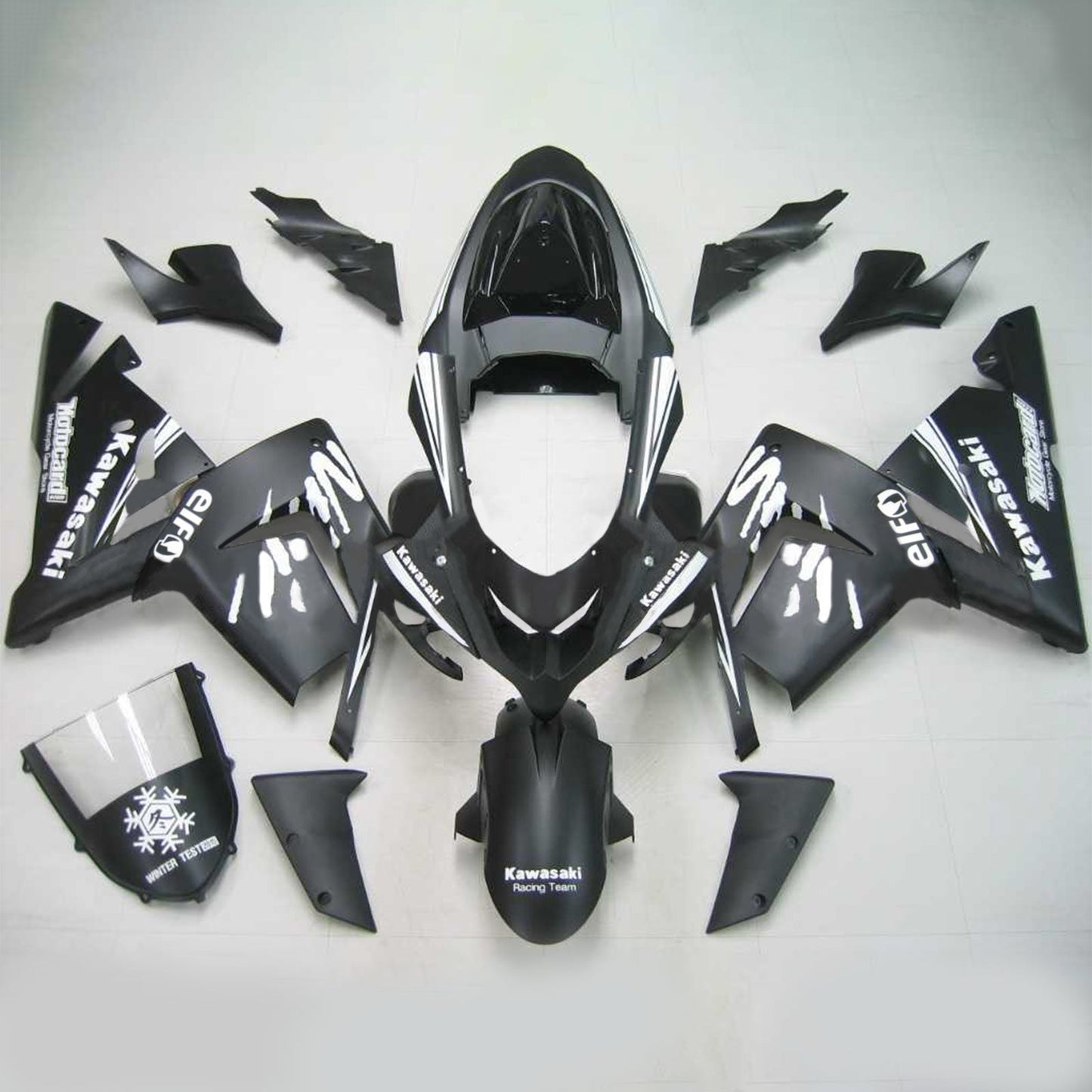 2004-2005 Kawasaki ZX10R Amotopart Injection Fairing Kit Bodywork Plastic ABS #114