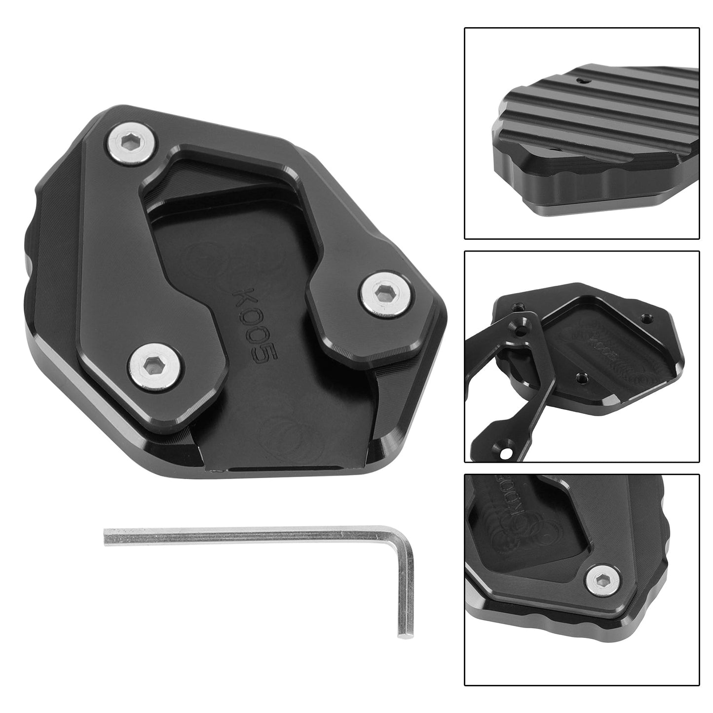 Kickstand Enlarge Plate Pad fit for Yamaha MT-09 MT 09 2021-2022