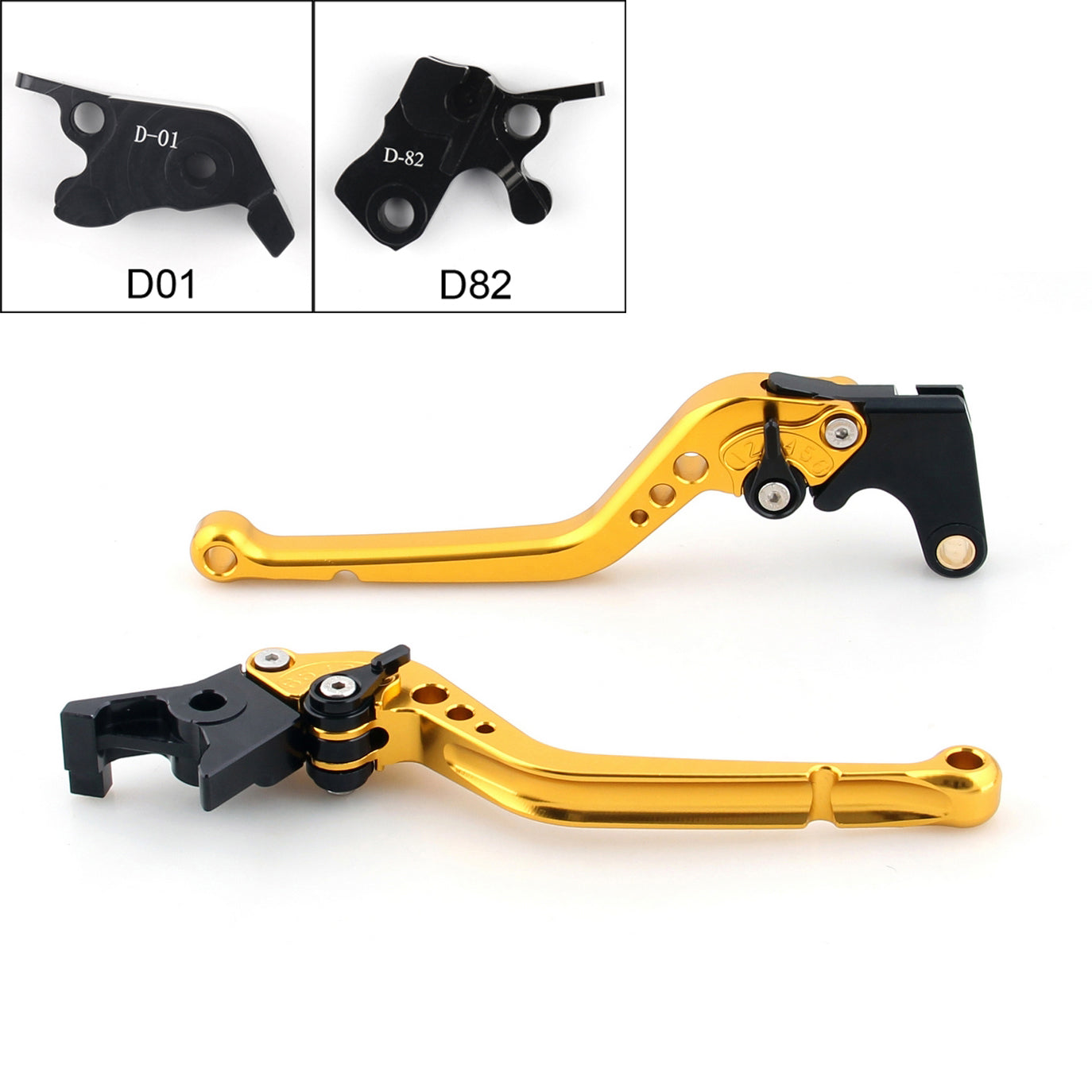 Long Brake Clutch Levers For Ducati HYPERMOTARD 821 SP 2013-2015 Black