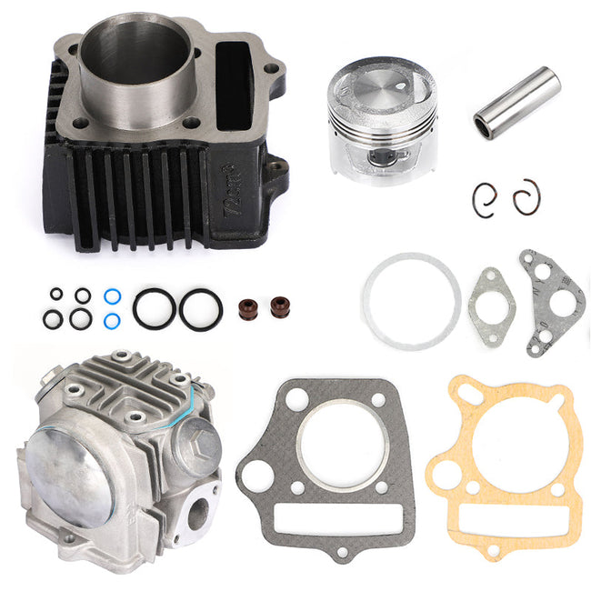 Top End Rebuild Kit Cylinder Head Piston For Honda CT70 CRF70 ATC70 XR70 TRX70