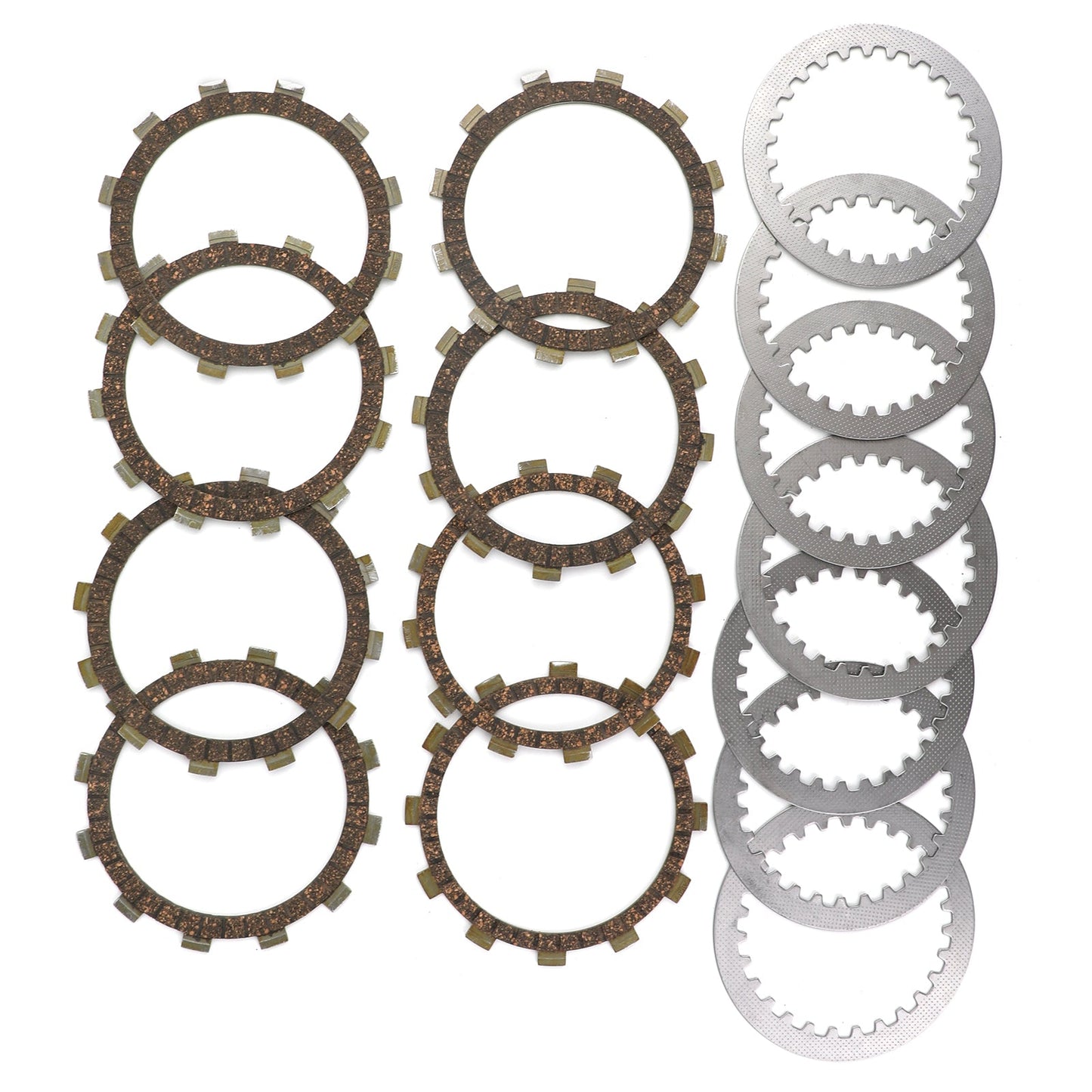Clutch Plate Kit - Friction & Steel Plates For Yamaha TT600L/N/W/K/E/R/RE XT400E Artesia XT500Z/E XT550K XT600/Z/E SRX400/600