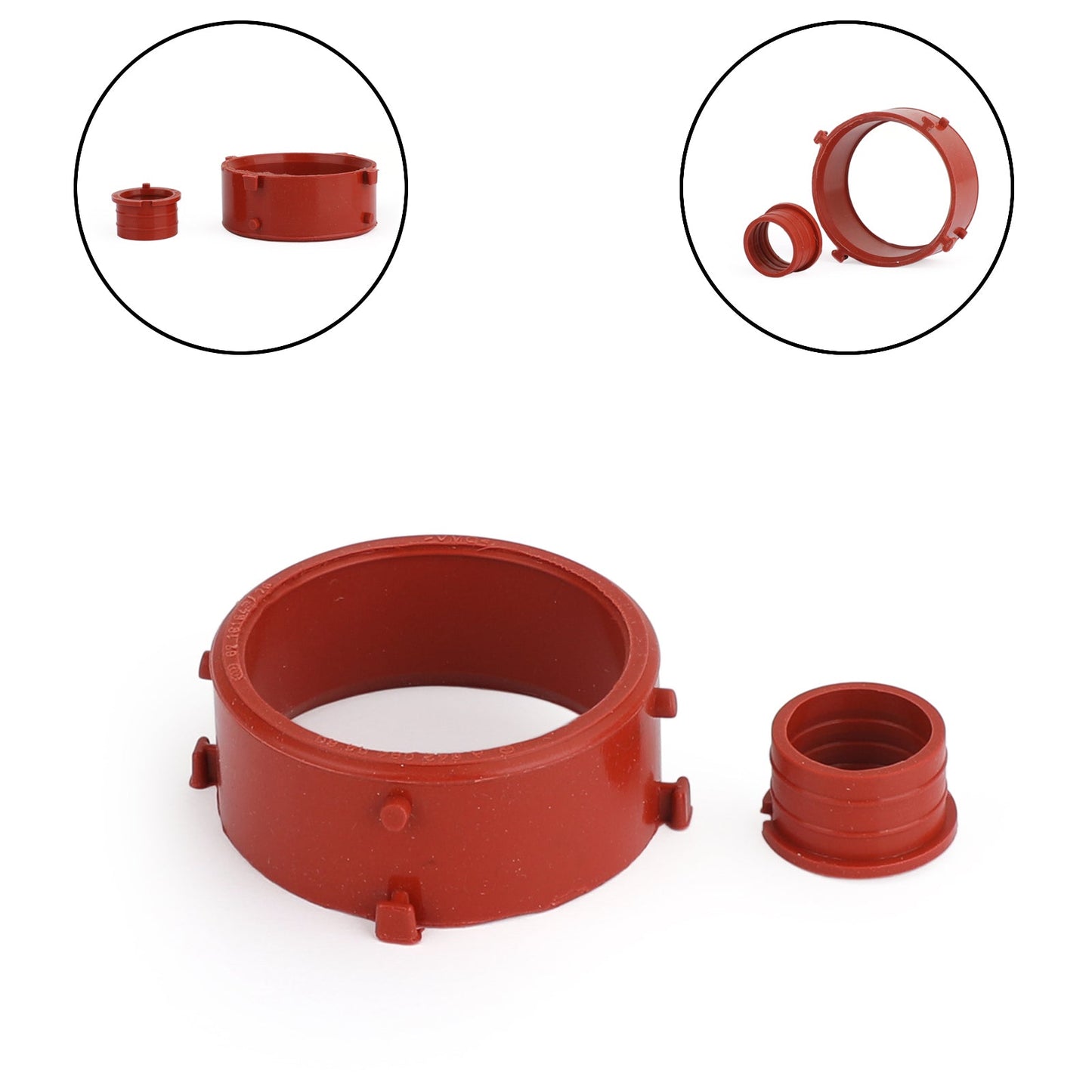 2PCS Air Duct Seal To Turbocharger 6420940480 6420940580 Fit Mercedes