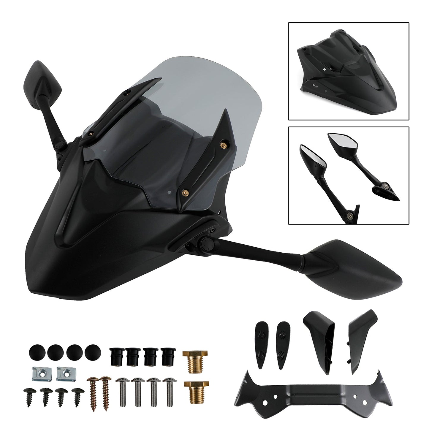 ABS Motorcycle Windshield WindScreen fit for Yamaha NMAX155 N-MAX 155 2021-2023