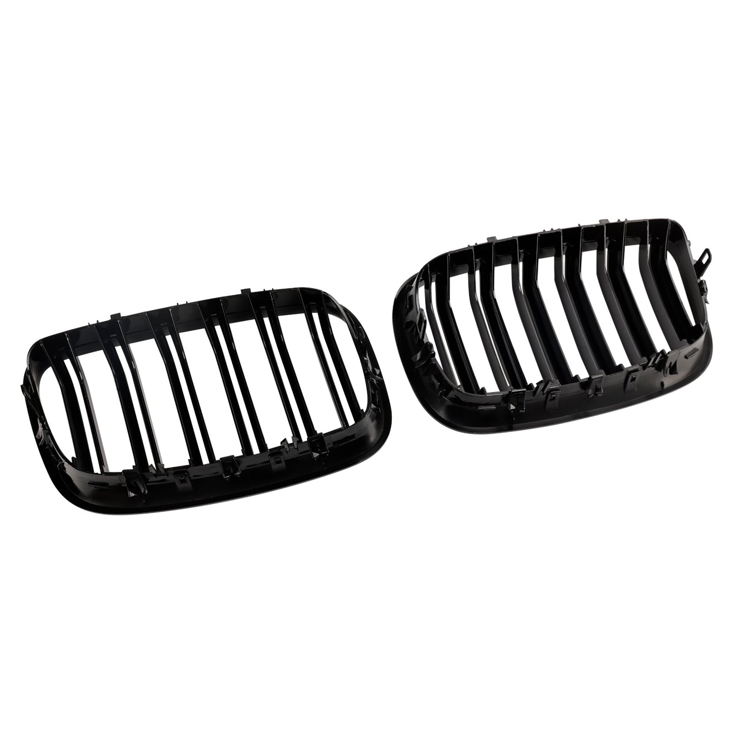 BMW X6 E71 2007-2014 Front Bumper Kidney Grille Grill Gloss Black