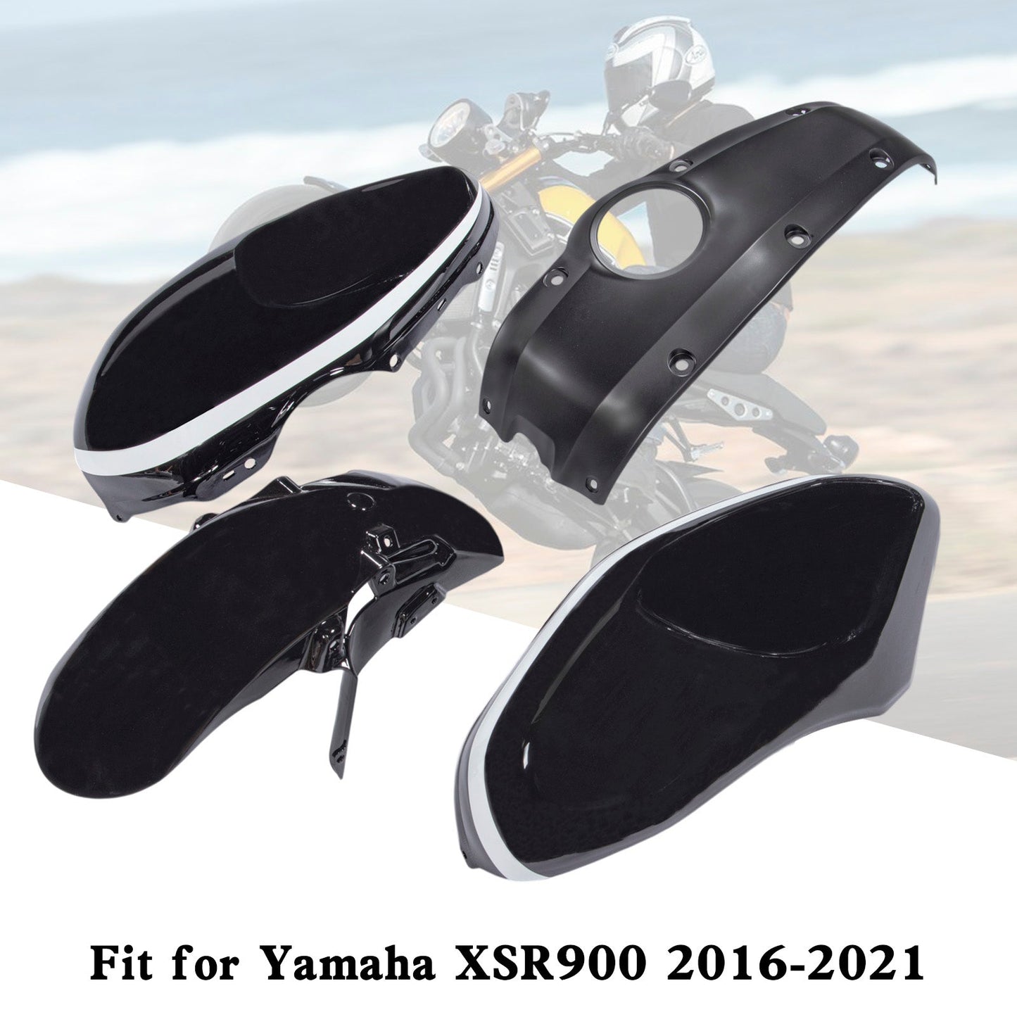 2016-2021 Yamaha XSR900 Injection ABS Plastic Bodywork Fairing Kit 001#