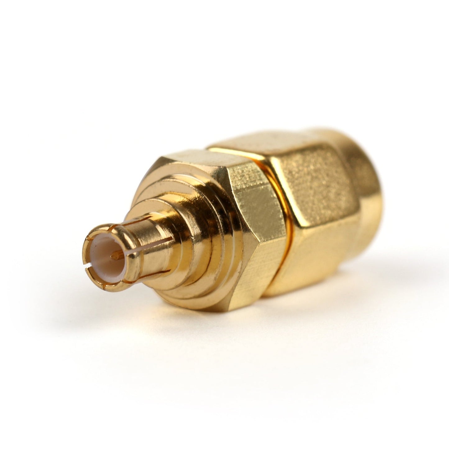 10x RF Adapter SMA Male Plug to MCX Male Gold-Plated RF Coax Adapter Connector