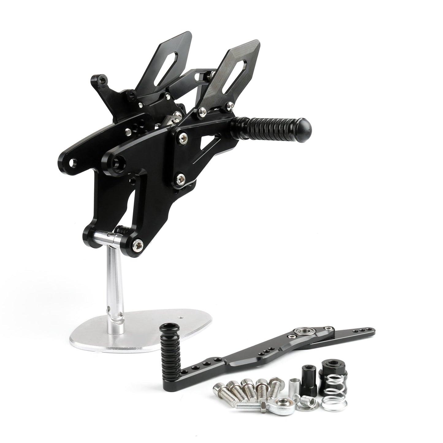 CNC Rearset Adjustable Rear Sets For Yamaha YZF-R1 R1 2015-2016 Black