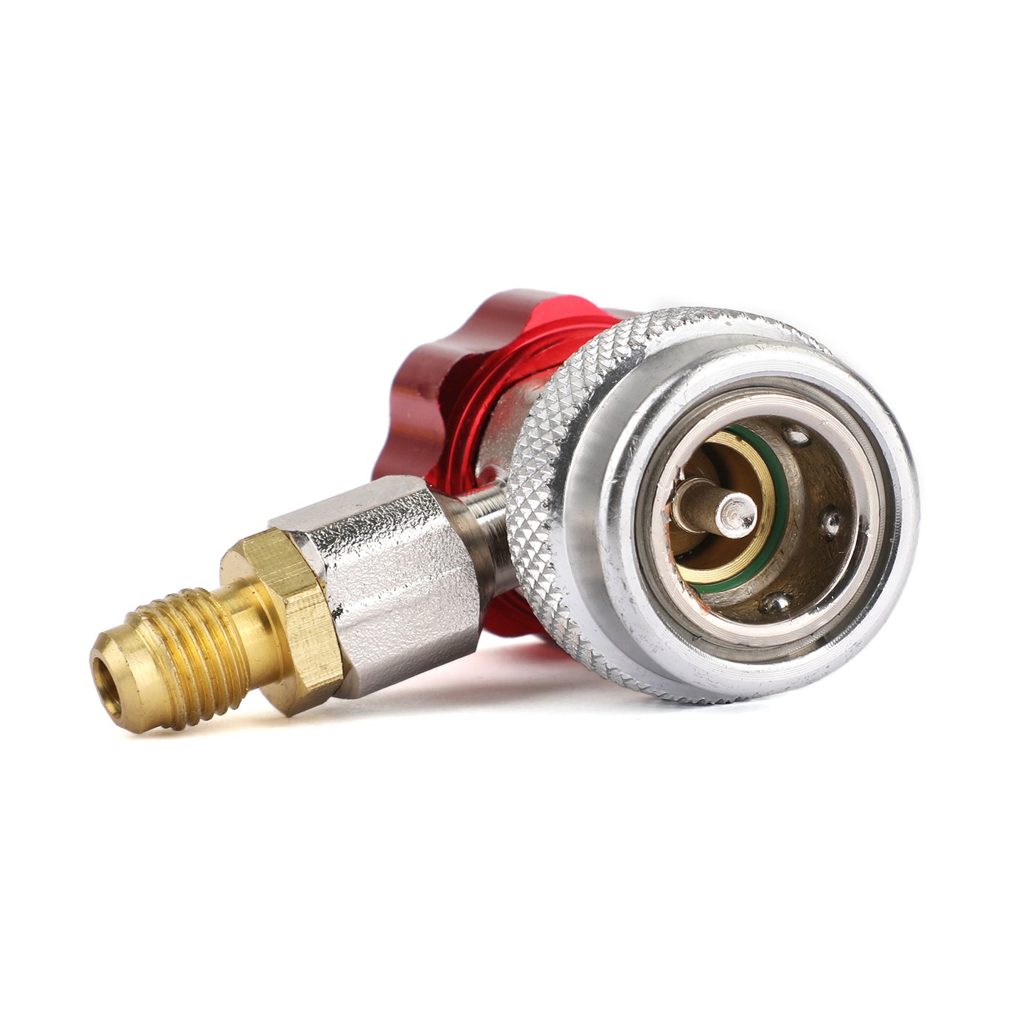 2x R134A Quick Connector Adapter Coupler Auto A/C Manifold Gauge Low/High HVAC