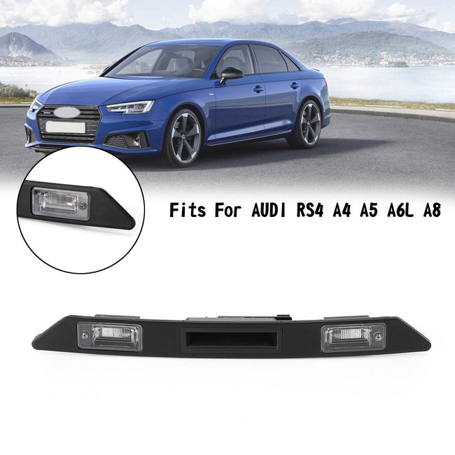 Rear License Plate Light Trunk Tailgate Handle Switch For AUDI A3 A4 A6 Q7